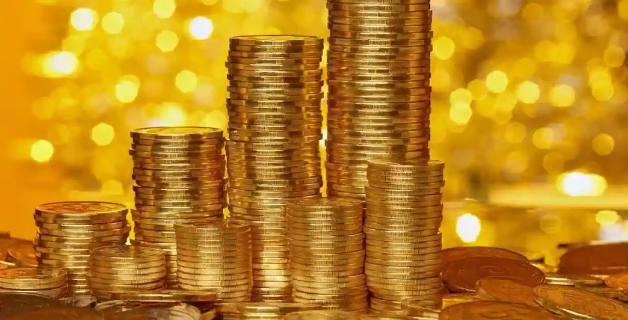 Gold Coins Background