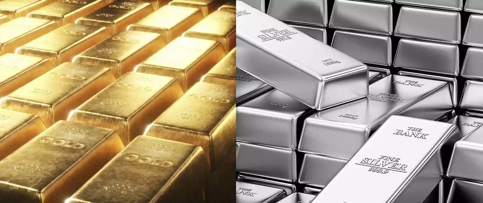 Gold and Silver Background